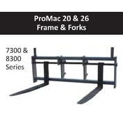60" Wide Frame - Promac - 20,000 lbs. Capacity, Non-Swing For Wheel Loaders - Volvo