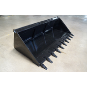 84" Low Profile Severe Duty Bucket - Long Bottom, Tooth
