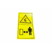 Warning Decal - Black | Brand: Case; New Holland Construction | Part # 47758285 | Package Qty: 1 | Identification & Instruction