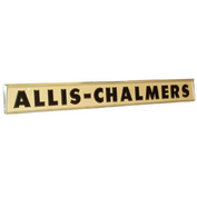 233854 Creme W/ Black Nameplate Fits Allis Chalmers D10 D12 D14 D15 D17