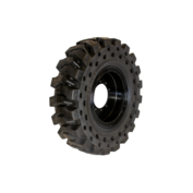 14.00x24/8.5 L2/G2 Solid Tire with Aperture Holes / Black Compound / for 10K Telehandler /  "Tire Only" 