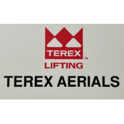Terex Decal; ( Attach Safety Chains ) MAC  Part trx11064