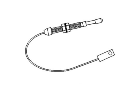 MF 8&quot; Throttle Cable