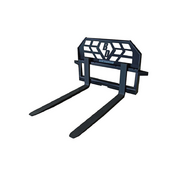 42"X1 1/4" Pallet Fork - Standard Duty With Steps - 3;700 Lbs Capacity | Blue Diamond Attachments | Part # 314006