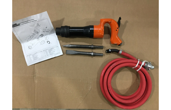 Pneumatic Chipping Hammer MP-2820R  2" Demolition Tool W/ Whip Assembly 