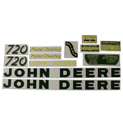 DEC028 Fits JD 720 Gas: Mylar Decal Set Fits John Deere