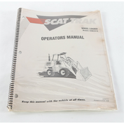 New 718990312 Scat Trak Wheel Loader Model 3200 & 3210 Operators Manual