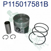 Piston & Ring Kit, .50Mm Oversize Hcp115017581B | Benzel Total Equipment Parts | Part # BZ-HCP115017581B-HYC