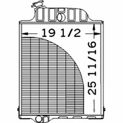 219773 Tractor Radiator Fits John Deere 4230 W/O AC - Stationary Eng. 4276 4276D