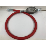 Pneumatic Whip Hose 5' Length 3/4" Hose with In-Line Oiler & CP Fittings