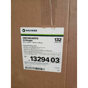 Halyard Health 13294 Orthopedic U-Drapes, Non-Sterile, 88" X 108" (Pack of 132)