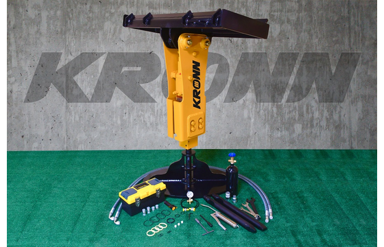 Kronn Hydraulic Hammers For 5000 to 10000 lbs Skid Steers, Part Kronn RH-53