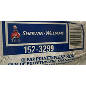 (2) SHERWIN-WILLIAMS Clear Plastic Sheeting 4800 SQ FT