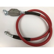 Pneumatic Whip Hose 6' Length 1/2" Hose with L-1 Swivel In-Line Oiler & CP Fitting