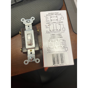 (9 PCS)  Pass & Seymour White 4-WAY COMMERCIAL Toggle Wall Light Switch 664-WG