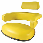 Vinyl Yellow Seat 3-Piece Set Fits John Deere 3020 4000 4010 4020 4230 4240 4430