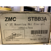 NEW ZMC 4″ Smart Cassette Mounting Bracket, STBB3A Zinc Plated (100 PC BOX)