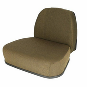 Seat Cushion Set - Fabric; Dark Brown; John Deere - Part number 155516
