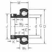 WN-AE40895-PEX Feed Roll, Bearing Fits John Deere 606 608 612 618 430 530 330