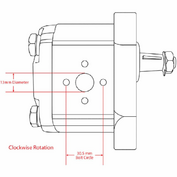 1825212M91 Hydraulic Pump Fits Fiat Tractors 45-66 45-66DT 580 580DT 640 640DT