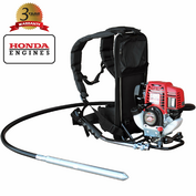 Factory Reconditioned 2HP Honda Concrete Vibrator With 10ft Flex Shaft Cable Whip Backpack - 10Ft / 2"