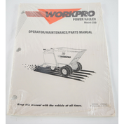 New 8990284 Workpro Power Hauler 250 Operator Maintenance Parts Manual