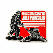 Tomahawk 3" Welcome to the Concrete Jungle Bigfoot Sticker - 50 Stickers