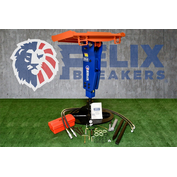 Felix Hydraulic Breakers For 5000 to 10000 lbs Skid Steers, Part Felix FX-53
