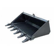 54" Low Profile Mini Bucket; 20" Back Height - Tooth | Blue Diamond Attachments | Part # 108077