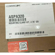 CommScope ASPA320 Pipe Mounting Kit for 1 "-2-3/4 " OD Round Members, Price/1 EA